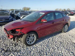 2017 Ford Focus SE with VIN 1FADP3F26HL219505, listed as a Copart auction lot 51641645 with 70,543 mi miles and Salvage Title. Bid and sale history available at carsss.com. Image 1.
