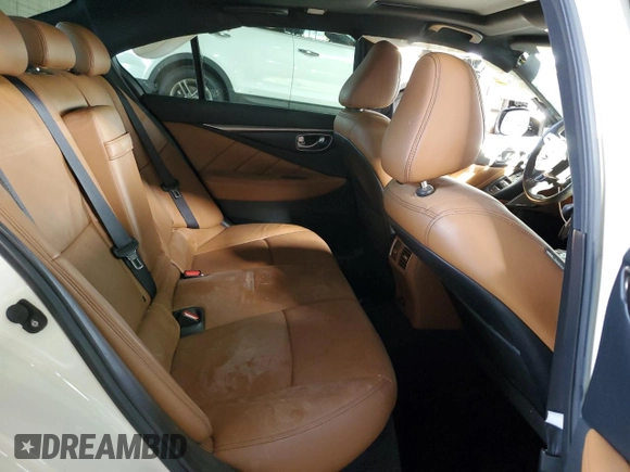 2021 Infiniti Q50 Signature Edition with VIN JN1EV7CP5MM705970, listed as a Copart auction lot 87705365 with Not provided miles and Salvage title. Bid and sale history available at DreamBid. Image 10.