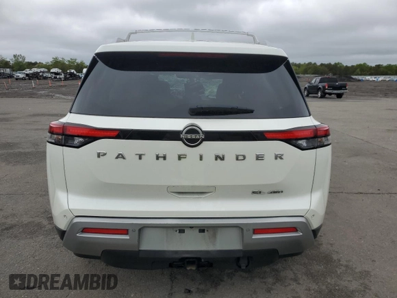 2023 Nissan Pathfinder SL z VIN 5N1DR3CD3PC261392, wystawiony jako Copart lot #58094345 z przebiegiem 50 360 mil mil oraz Szkoda całkowita • Salvage title. Historia ofert i sprzedaży dostępna na DreamBid. Obrazek 6.