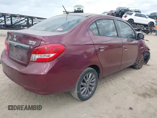 2017 Mitsubishi Mirage G4 SE with VIN ML32F4FJXHHF19834, listed as a IAAI auction lot 41309253 with 101,491 mi miles. Bid and sale history available at carsss.com. Image 4.