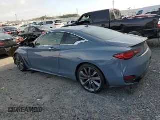 2022 Infiniti Q60 Red Sport 400 with VIN JN1FV7LK4NM660384, listed as a Copart auction lot 45288615 with 41,781 mi miles and Non repairable. Bid and sale history available at DreamBid. Image 2.