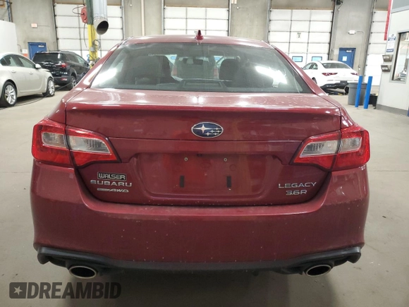 2018 Subaru Legacy Limited with VIN 4S3BNEN60J3009205, listed as a Copart auction lot 84483944 with 74,194 mi miles and Salvage Title. Bid and sale history available at carsss.com. Image 6.