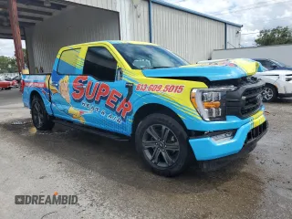 2023 Ford F-150 XL with VIN 1FTEW1CP7PKD19588, listed as a Copart auction lot 71067144 with Not Provided miles and Non Repairable. Bid and sale history available at DreamBid. Image 4.