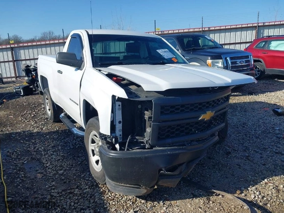2014 Chevrolet Silverado 1500 Work Truck with VIN 1GCNCPEH6EZ402645, listed as a IAAI auction lot 41128074 with 45,953 mi miles. Bid and sale history available at carsss.com. Image 1.