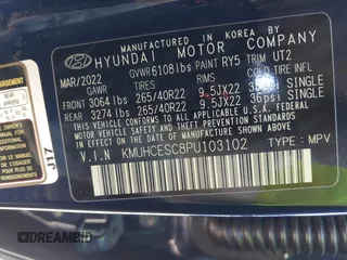 2023 Genesis GV80 с VIN KMUHCESC8PU103102, выставлен на аукционе IAAI как лот 41920262 с пробегом 28 701 миль миль и . История ставок и продаж доступна на DreamBid. Изображение 9.