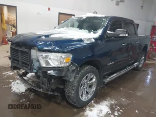 2019 Ram 1500 Big Horn/Lone Star with VIN 1C6SRFFT8KN908051, listed as a IAAI auction lot 41598931 with 95,612 mi miles. Bid and sale history available at carsss.com. Image 2.