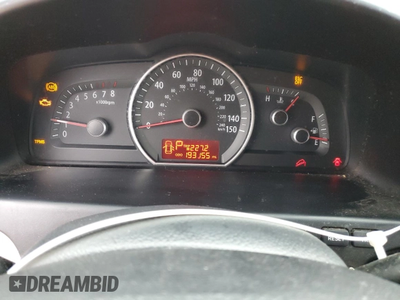 2009 Kia Borrego EX with VIN KNDJJ741895027086, listed as a Copart auction lot 85491544 with 193,155 mi miles and Non Repairable. Bid and sale history available at DreamBid. Image 9.