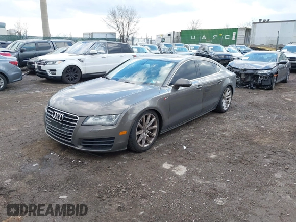 2013 Audi A7 3.0 Premium Plus with VIN WAUYGAFC5DN077054, listed as a IAAI auction lot 41298537 with 150,679 mi miles. Bid and sale history available at carsss.com. Image 17.