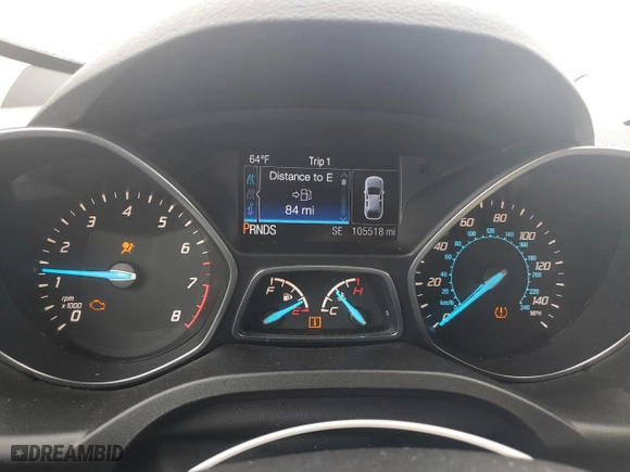 2014 Ford Escape SE with VIN 1FMCU0GX7EUA88805, listed as a Copart auction lot 51124585 with 105,518 mi miles and Salvage Title. Bid and sale history available at carsss.com. Image 9.