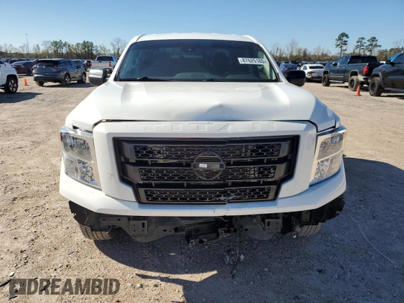 2022 Nissan Titan SV with VIN 1N6AA1EE7NN104391, listed as a Copart auction lot 87625165 with 51,341 mi miles and Salvage title. Bid and sale history available at DreamBid. Image 5.
