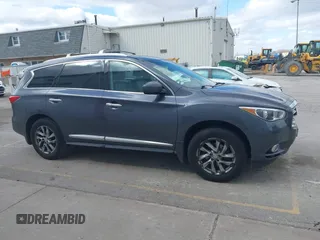 2013 Infiniti JX35 z VIN 5N1AL0MM2DC348245, wystawiony jako IAAI lot #41985096 z przebiegiem 130 127 mil mil oraz . Historia ofert i sprzedaży dostępna na DreamBid. Obrazek 13.