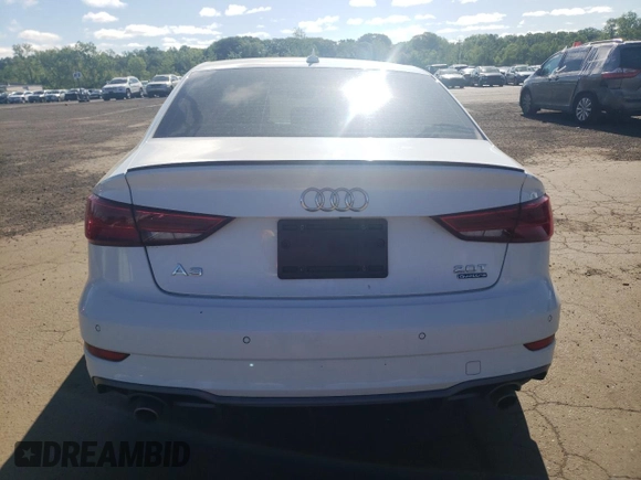2018 Audi A3 Premium Plus with VIN WAUJ8GFF7J1018537, listed as a Copart auction lot 57245185 with 77,643 mi miles and Salvage title. Bid and sale history available at DreamBid. Image 6.