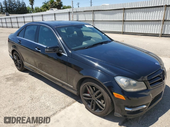 2013 Mercedes-Benz C 250 Sport with VIN WDDGF4HB8DA852791, listed as a Copart auction lot 60293715 with 107,586 mi miles and Clean title. Bid and sale history available at DreamBid. Image 4.