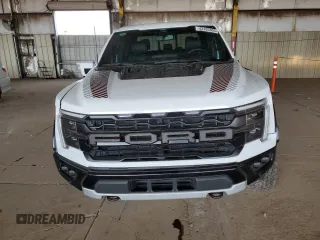 2024 Ford F-150 Raptor with VIN 1FTFW1RG2RFA80359, listed as a Copart auction lot 43185305 with 18,758 mi miles and Salvage Title. Bid and sale history available at DreamBid. Image 5.