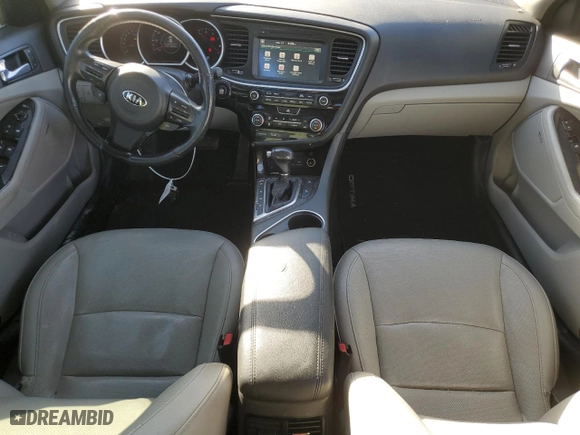 2015 Kia Optima EX with VIN 5XXGN4A78FG443572, listed as a Copart auction lot 42853665 with 97,046 mi miles and Salvage Title. Bid and sale history available at carsss.com. Image 8.