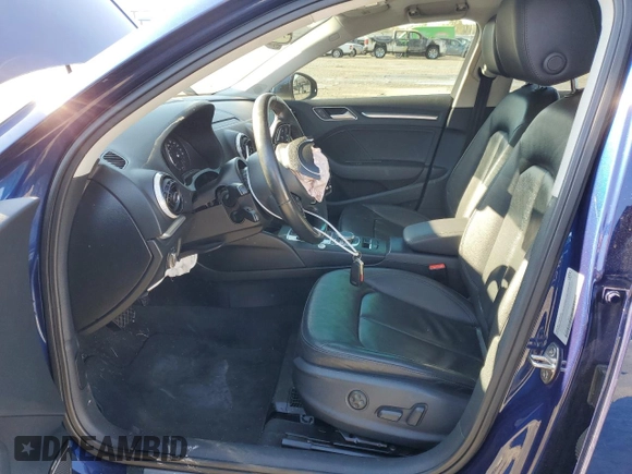 2015 Audi A3 with VIN WAUHJGFF4F1027836, listed as a Copart auction lot 74572223 with 70,508 mi miles and Salvage title. Bid and sale history available at DreamBid. Image 7.