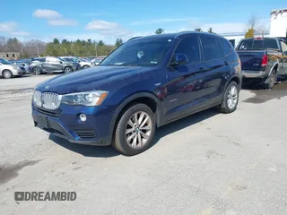 2015 BMW X3 xDrive28i with VIN 5UXWX9C53F0D53909, listed as a IAAI auction lot 41935051 with 122,775 mi miles and . Bid and sale history available at DreamBid. Image 2.