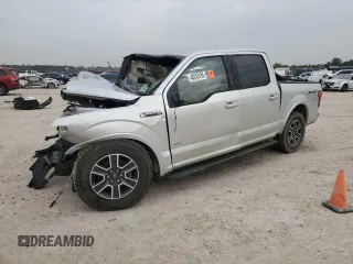 2015 Ford F-150 XL with VIN 1FTEW1CP1FKE15103, listed as a Copart auction lot 48245195 with Not provided miles and Salvage title. Bid and sale history available at DreamBid. Image 1.