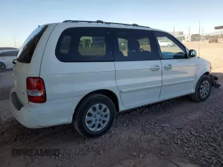 2005 Kia Sedona LX with VIN KNDUP132756719508, listed as a Copart auction lot 78007944 with 152,134 mi miles and Salvage Title. Bid and sale history available at carsss.com. Image 3.