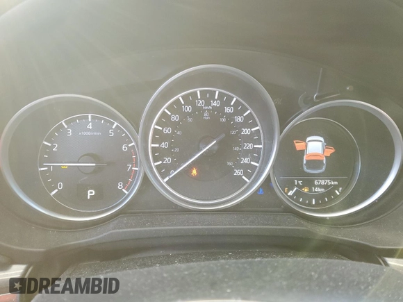 2018 Mazda CX-5 Grand Touring with VIN JM3KFBDM7J0370662, listed as a Copart auction lot 48602585 with 67,875 mi miles and Salvage Title. Bid and sale history available at DreamBid. Image 9.