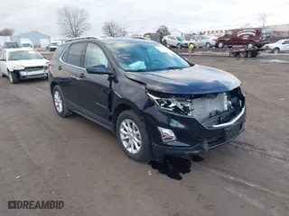 2020 Chevrolet Equinox LT with VIN 3GNAXKEVXLS580068, listed as a IAAI auction lot 41139853 with 72,492 mi miles. Bid and sale history available at carsss.com. Image 1.