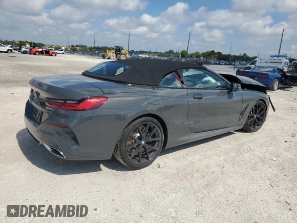 2022 BMW 8 Series 840i with VIN WBADZ2C08NCH25253, listed as a Copart auction lot 56482664 with 12,776 mi miles. Bid and sale history available at carsss.com. Image 3.