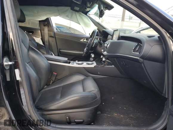 2018 Kia Stinger GT with VIN KNAE35LC0J6039182, listed as a Copart auction lot 41696565 with 57,053 mi miles and Salvage Title. Bid and sale history available at carsss.com. Image 7.