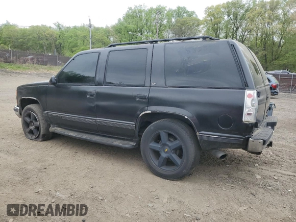 1999 Chevrolet Tahoe Z71 z VIN 1GNEK13R6XJ443409, wystawiony jako Copart lot #53613625 z przebiegiem 188 790 mil mil oraz Szkoda całkowita • Salvage title. Historia ofert i sprzedaży dostępna na DreamBid. Obrazek 2.