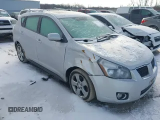 2009 Pontiac Vibe with VIN 5Y2SM67069Z453831, listed as a IAAI auction lot 41526347 with 163,468 mi miles. Bid and sale history available at carsss.com. Image 1.