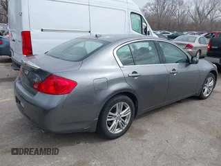 2011 Infiniti G37 x with VIN JN1CV6AR1BM407001, listed as a IAAI auction lot 41823961 with 106,664 mi miles. Bid and sale history available at carsss.com. Image 4.