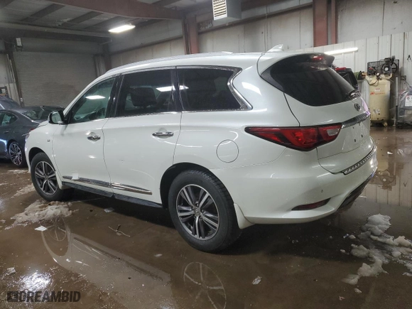 2016 Infiniti QX60 with VIN 5N1AL0MM8GC533002, listed as a Copart auction lot 50025345 with 113,054 mi miles and Salvage Title. Bid and sale history available at carsss.com. Image 2.