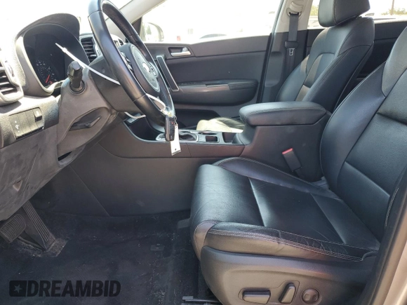 2017 Kia Sportage EX with VIN KNDPN3AC9H7101499, listed as a Copart auction lot 60712175 with 103,279 mi miles and Salvage title. Bid and sale history available at DreamBid. Image 7.