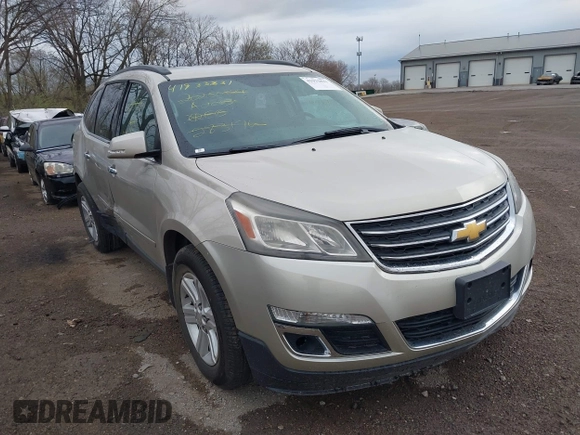 2014 Chevrolet Traverse LT with VIN 1GNKVGKD8EJ283176, listed as a IAAI auction lot 41933831 with 153,235 mi miles. Bid and sale history available at carsss.com. Image 1.