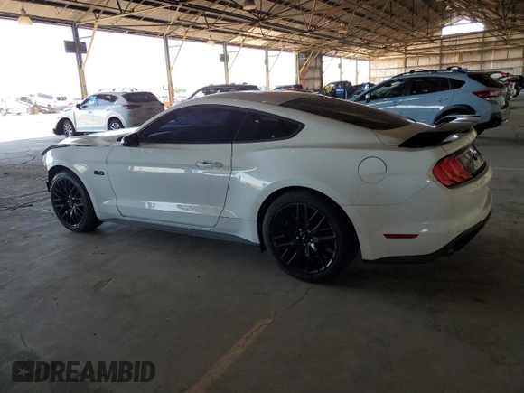 2018 Ford Mustang GT z VIN 1FA6P8CF9J5108759, wystawiony jako Copart lot #59017865 z przebiegiem 79 421 mil mil oraz Szkoda całkowita • Salvage title. Historia ofert i sprzedaży dostępna na DreamBid. Obrazek 2.