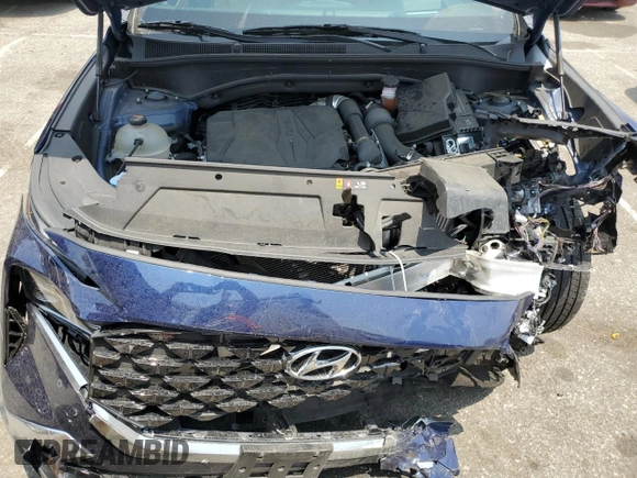 2023 Hyundai Santa Fe Calligraphy with VIN 5NMS5DALXPH508982, listed as a Copart auction lot 59233405 with 25,193 mi miles and Salvage title. Bid and sale history available at DreamBid. Image 12.