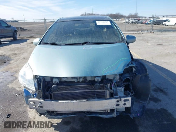 2013 Toyota Prius One with VIN JTDKN3DU7D1734725, listed as a IAAI auction lot 41702527 with 188,983 mi miles. Bid and sale history available at carsss.com. Image 12.