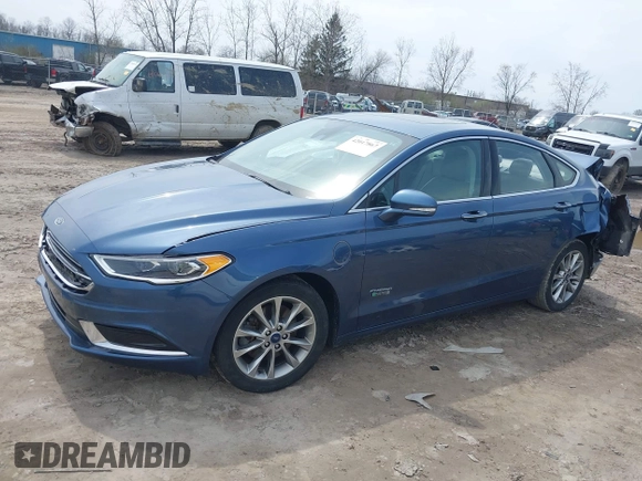 2018 Ford Fusion Energi SE with VIN 3FA6P0PU0JR196091, listed as a IAAI auction lot 42017867 with 70,284 mi miles. Bid and sale history available at carsss.com. Image 14.