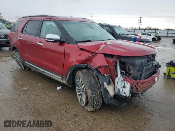 2016 Ford Explorer Platinum with VIN 1FM5K8HT4GGC58404, listed as a Copart auction lot 41991715 with 149,147 mi miles and Salvage title. Bid and sale history available at DreamBid. Image 4.