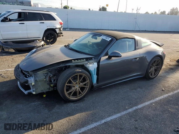 2019 Porsche 911 4 with VIN WP0BA2A91KS120069, listed as a Copart auction lot 59178924 with 44,442 mi miles and Salvage Title. Bid and sale history available at carsss.com. Image 1.