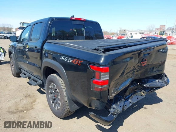 2024 Nissan Frontier SV with VIN 1N6ED1EK8RN656812, listed as a IAAI auction lot 42071048 with 18,276 mi miles and . Bid and sale history available at DreamBid. Image 6.