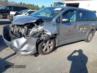 2012 Toyota Sienna with VIN 5TDKA3DC7CS015592, listed as a IAAI auction lot 40839775 with 161,944 mi miles and . Bid and sale history available at DreamBid. Image 6.