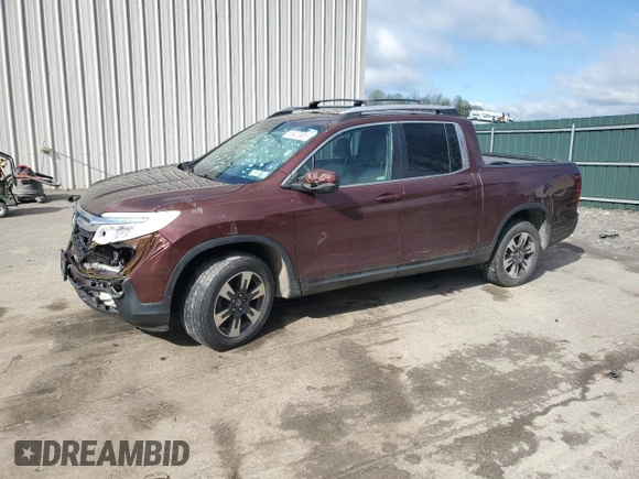 2019 Honda Ridgeline RTL with VIN 5FPYK3F5XKB038414, listed as a Copart auction lot 55408955 with Not provided miles and Salvage title. Bid and sale history available at DreamBid. Image 1.