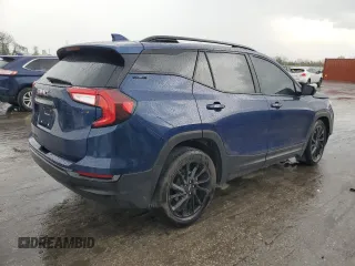 2023 GMC Terrain SLE with VIN 3GKALMEG3PL168645, listed as a Copart auction lot 45819015 with 24,257 mi miles and Salvage Title. Bid and sale history available at DreamBid. Image 3.