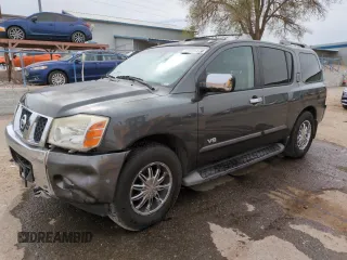 2006 Nissan Armada LE z VIN 5N1AA08B36N724277, wystawiony jako Copart lot #52824475 z przebiegiem 198 892 mil mil oraz Szkoda całkowita • Salvage title. Historia ofert i sprzedaży dostępna na DreamBid. Obrazek 1.