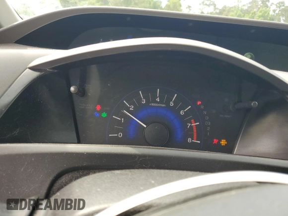 2012 Honda Civic EX with VIN 2HGFB2F84CH557055, listed as a Copart auction lot 55141985 with 174,379 mi miles and Salvage Title. Bid and sale history available at DreamBid. Image 9.