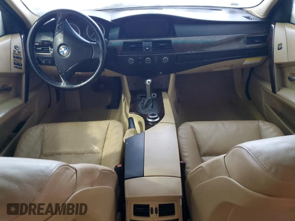 2005 BMW 5 Series 530i with VIN WBANA73585CR59510, listed as a Copart auction lot 87917795 with Not Provided miles and Salvage Title. Bid and sale history available at DreamBid. Image 8.
