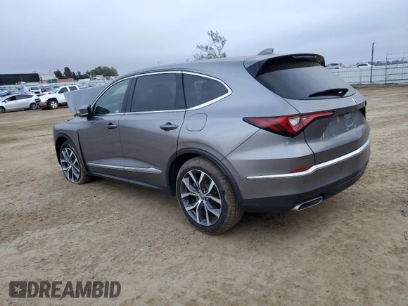 2022 Acura MDX w/Technology Package with VIN 5J8YD9H46NL001020, listed as a Copart auction lot 85936464 with 54,888 mi miles and Salvage Title. Bid and sale history available at carsss.com. Image 2.
