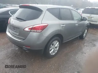 2011 Nissan Murano S with VIN JN8AZ1MU4BW067699, listed as a IAAI auction lot 41038952 with 206,601 mi miles. Bid and sale history available at carsss.com. Image 4.