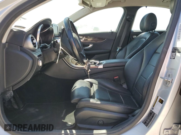 2015 Mercedes-Benz C-Class C 300 Luxury with VIN 55SWF4KB5FU019618, listed as a Copart auction lot 48504765 with 124,260 mi miles and Salvage Title. Bid and sale history available at carsss.com. Image 7.