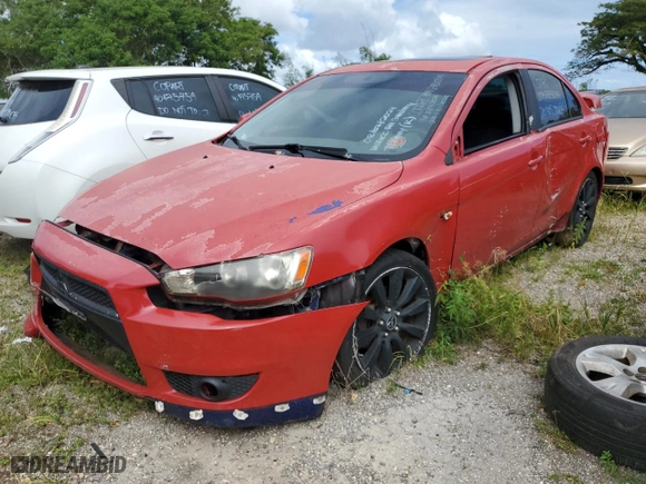 2008 Mitsubishi Lancer GTS with VIN JA3AU86U08U045427, listed as a Copart auction lot 67850314 with 0 miles and Non Repairable. Bid and sale history available at carsss.com. Image 1.
